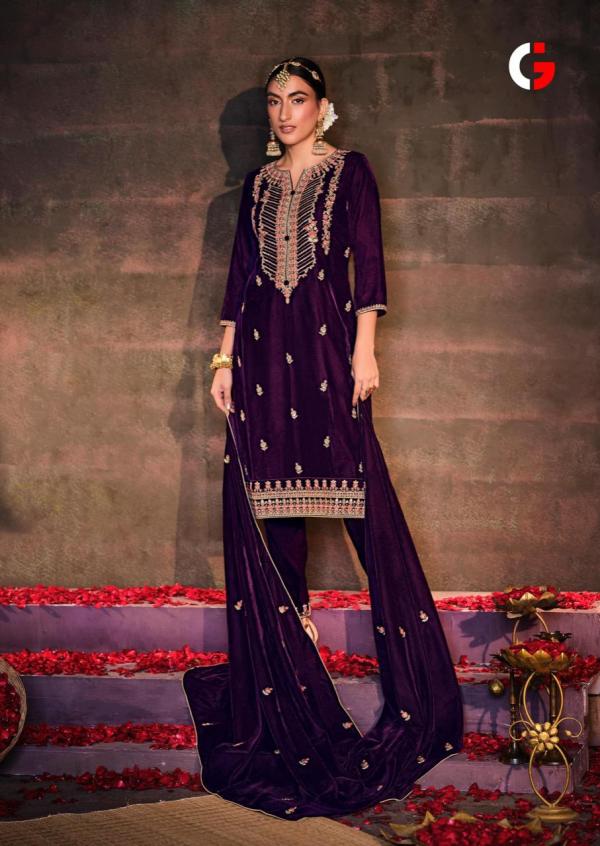 Gull Jee Nirva Velevt Designer Embroidery Pakistani Salwar Kameez